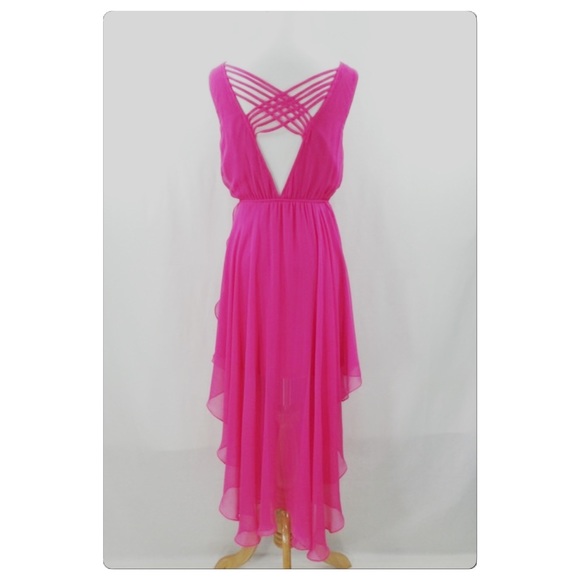 Urban Outfitters Renn Lattice cutout Back Dress - Picture 6 of 7